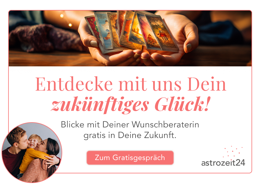 Erfahre in einem Gratisgespräch bei astrozeit24 mehr über Dein familiäres Glück in der Zukunft.