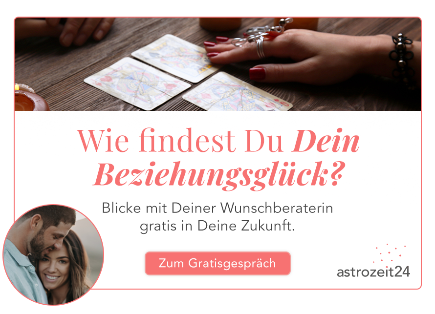 Erfahre bei astrozeit24 gratis, wie Dein zukünftiges Beziehungsglück aussehen wird.